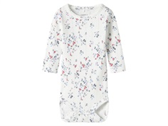 Name It bodysuit cloud dancer with floral print  